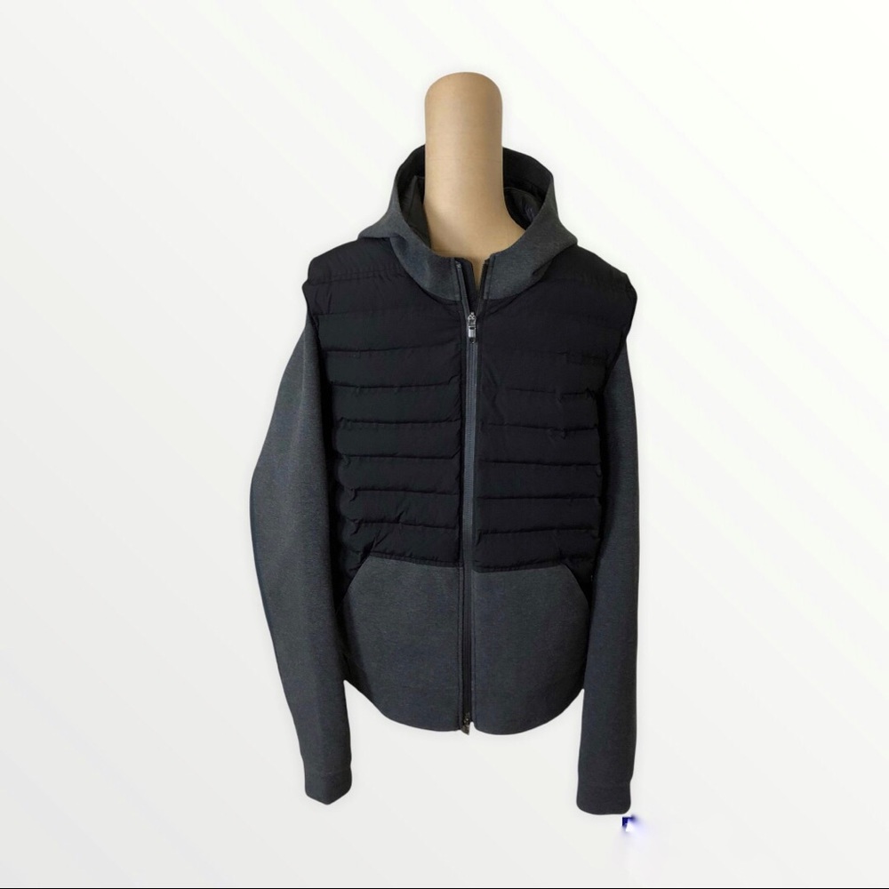Lululemon Mens Division Down Jacket Black Gray